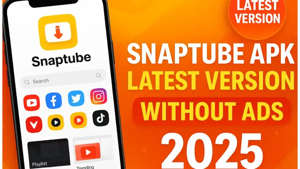 Snaptube APK Latest Version 2025 – Smooth ad-free video & game streaming experience in vibrant style"