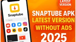 Snaptube APK Latest Version 2025 – Smooth ad-free video & game streaming experience in vibrant style"