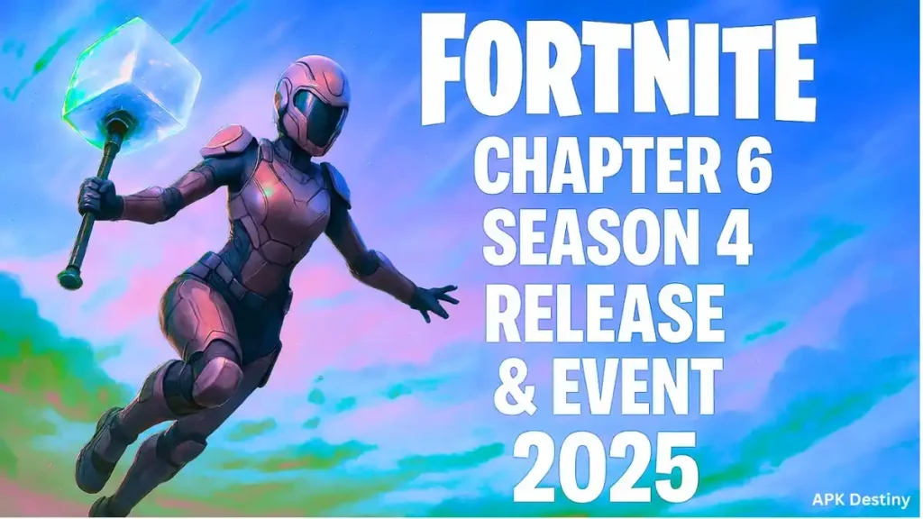 Fortnite Chapter 6 Season 4 Event and Release Date 2025 Artwork