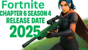 Fortnite Chapter 6 Season 4 Release Date 2025 with Sniper Character Artwork