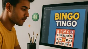 Bingo Tingo Canva Free Download – Realistic Game Design Concept