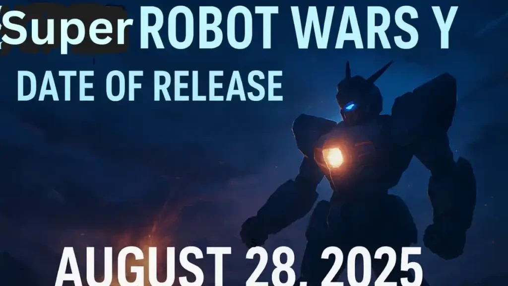 Super Robot Wars Y release date poster 2025