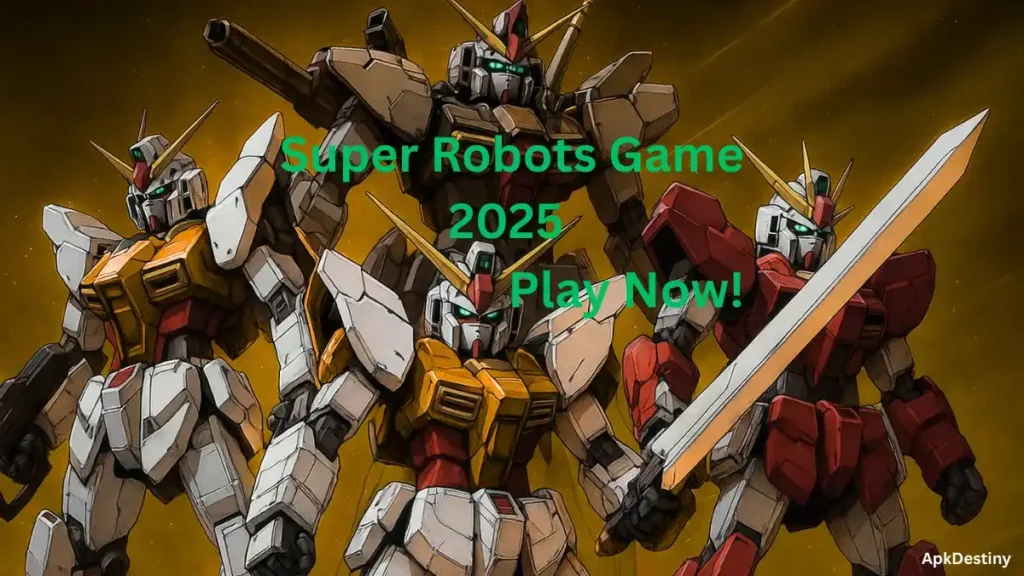 Super Robot Wars Y 2025 poster with mecha squad