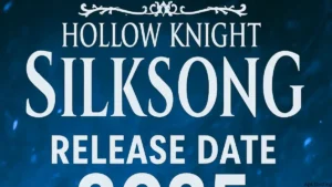 Hollow Knight Silksong release date 2025 poster with Hornet character art