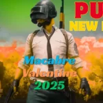 Macabre Valentine PUBG 2025 new event poster with explosion background
