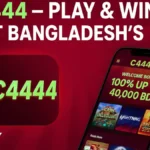 C4444 APK mobile casino app welcome bonus banner