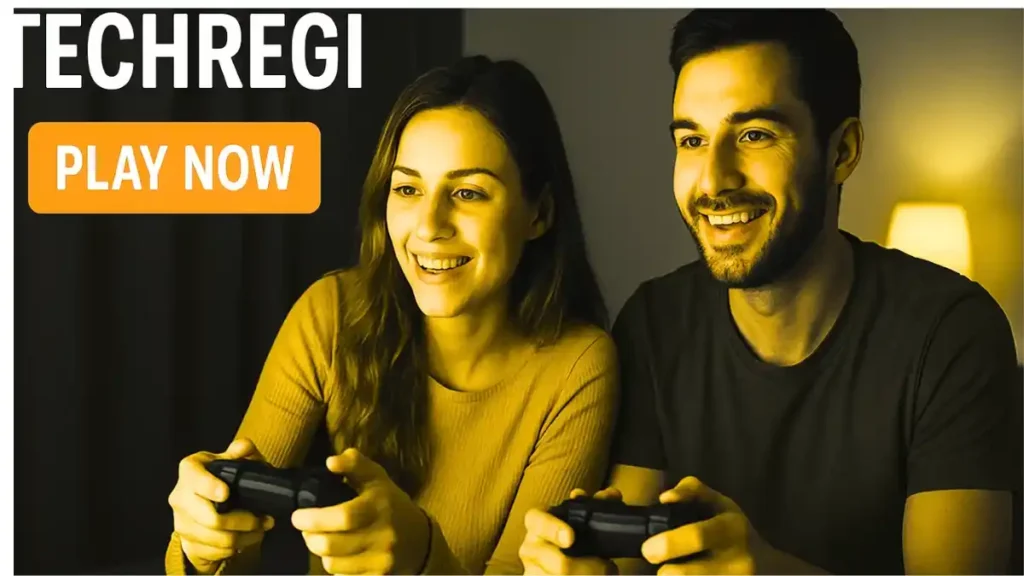 Gamers enjoying Techregi APK gameplay