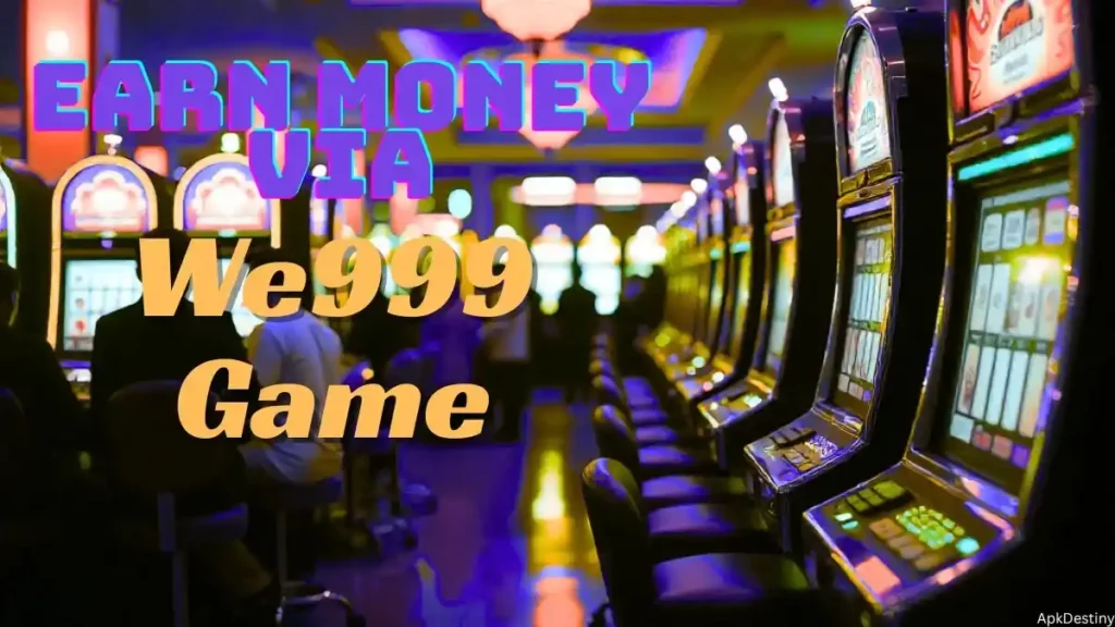 Earn money via We999 APK online casino
