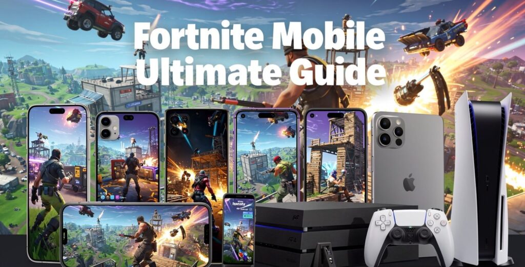 aimbot for Fortnite mobile is available on X/box PS4, PS5, Samung S24 Ultra and iPhone 15 Pro Max